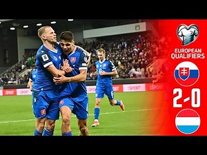 Slovakia vs Luxembourg 2-0 Highlights Goals | 2026 World Cup European Qualifiers