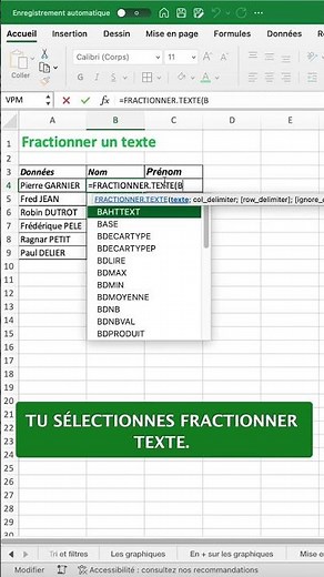 Splitting text into multiple Excel cells #shortsvideo