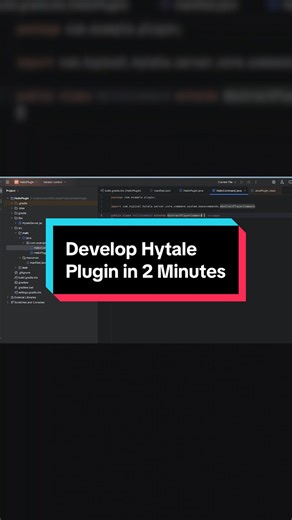 Hytale Java Development in 2 Minuted! #hytale #dev #java #plugin