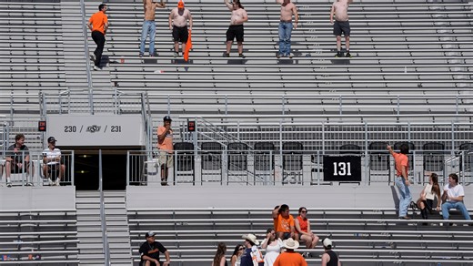 Meet the Oklahoma State football fans who started a viral shirtless movement with a dare