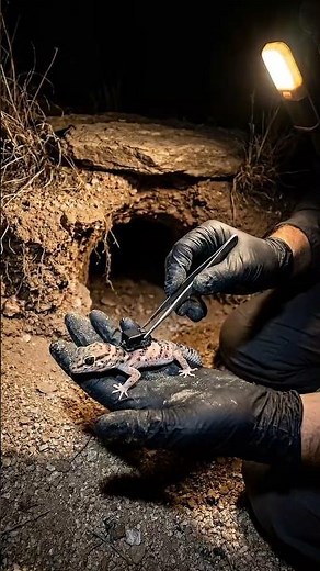 lizard POV Inside the Underground Cave | Realistic Oyster Camera