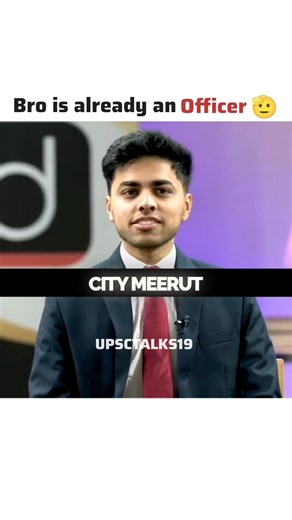 Bro is already an officer 🫡 || ias toppers interview