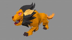 Lion - 3D model by josluat91