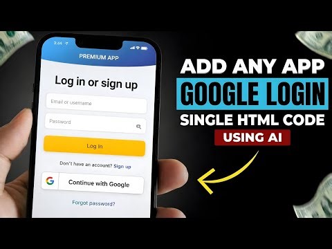 Set Up GOOGLE Sign Up on Any App in Minutes Without Coding