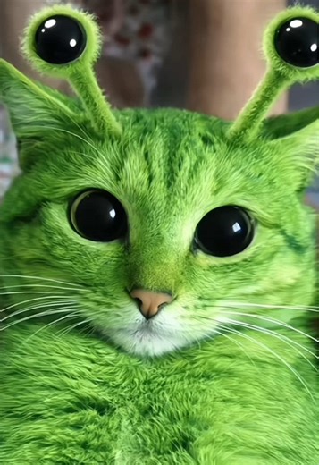 Cómo crear un gato marciano con filtro verde