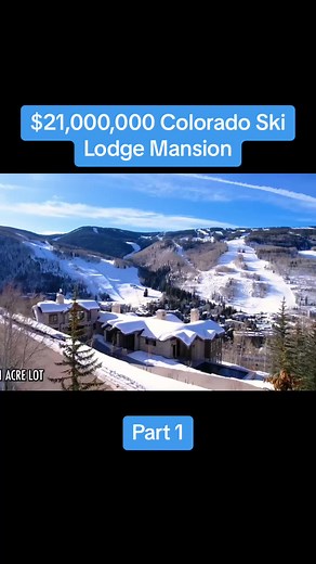 21 million dollar ski lodge mansion #realestateagent #aspen #skiing #mansion #realestate #housetour