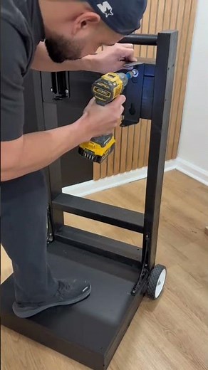 How to build a mobile cart with a retractable air hose, extension cord, and an air compressor?🚀