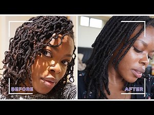 Combine microlocs or sisterlocs into traditional locs | DIY