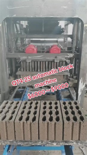 Revolutionize your brick production with QT4-25 Automatic Brick Machine. 8,000-40,000 bricks daily capacity, fully automated operation, and low maintenance—ideal for small to large-scale factories. Invest smart, produce more! #blockmachine #blockmachinepricelist #blockmachinechina #blockmachineforsale #blockmachines #blockmachinesupplier #blockmachinemoulds #manualblockmachine #clayblockmachine #blockmachinemould #blockmachinepallet #blockmachinery #blockmachineinturkey #blockmachinefactory#like