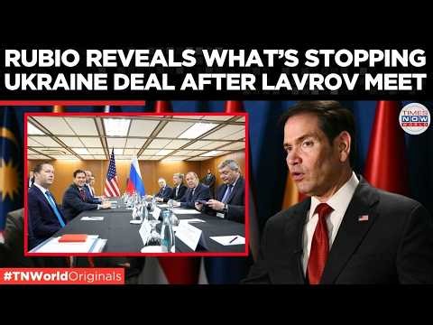FULL: "This Is A Stupid War" | Rubio's Shocking Ukraine Warning After High-Stakes Lavrov Talk