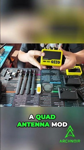 Pager Mod: Quad Antenna Powerhouse by Arc Labs Explained! #shorts