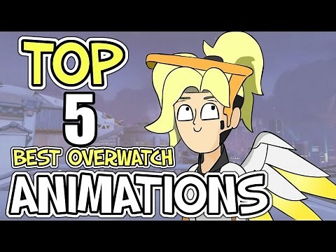BEST FUNNY OVERWATCH ANIMATIONS! Try not to laugh or grin