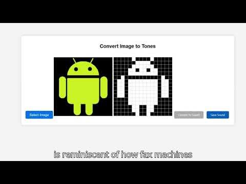 Transmitting Images Through Sound