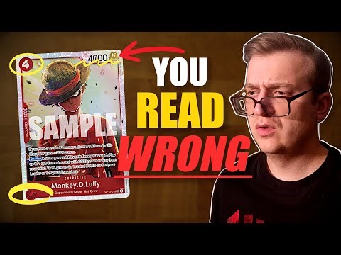 How to READ One Piece Cards PROPERLY? | One Piece Card Game Basics