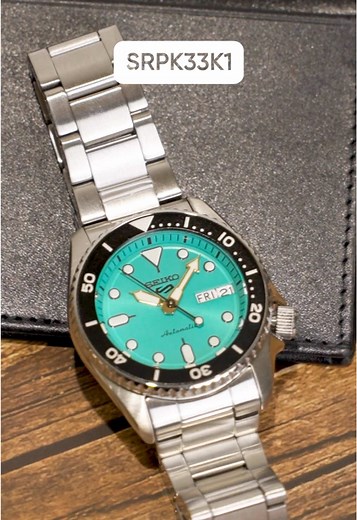 Seiko 38mm timepieces to show your style featuring the Seiko 5 Sports SKX #SRPK29K1, #SRPK31K1, #SRPK33K1, and #SRPK35K1. These watches come in different dial colors that would compliment every style. They feature a unidirectional rotating bezel, a three-fold clasp with secure lock, and see-through and a screw case back. Powered by a 4R36 caliber with approximately 41 hours of power reserve, they are also equipped with LumiBrite on their hands and indexes or better timekeeping in low-light condi