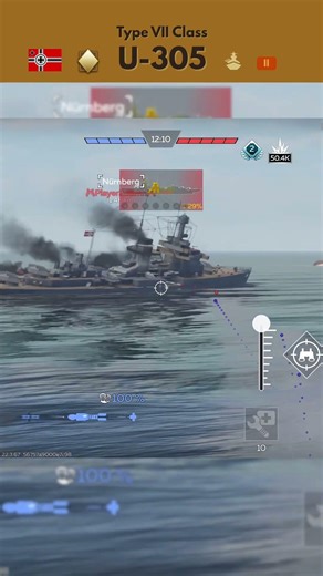 🌊DAS BOOT: Submarino alemán#warthundermobile #warthunder #wtm #fyp