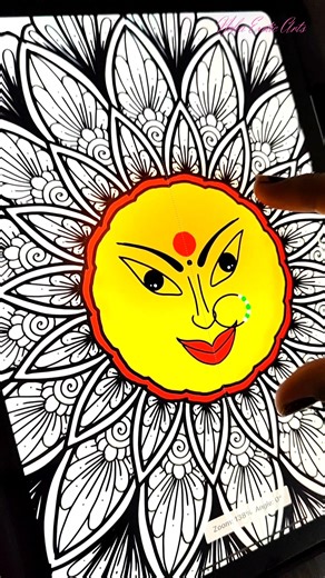 Beautiful Digital Mandala ❤️ #youtubeshorts #mandala #digitalart