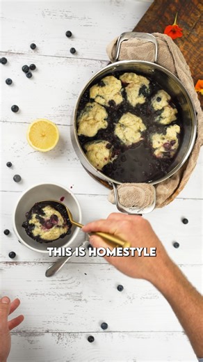 Blueberry Grunt! This is the most iconic East Coast dessert, it's homey, approachable and feels like a warm hug! https://theeastcoastkitchen.com/blueberry-grunt/ | Andy’s East Coast Kitchen