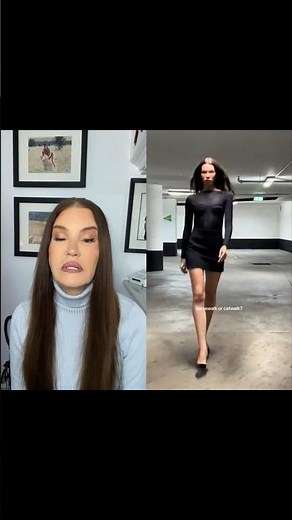 Two 9s in a row. Are we on a winning streak?? #modelreview #runwaywalk #trending