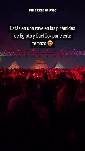 Carl Cox | Dj Set Pirámides Egipto Rave!🕺🏼🎶