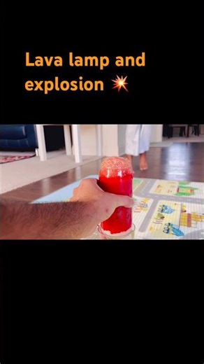 LAVA LAMP EXPLOSION! 💥 #kidsshorts #shorts #shortvideo #trendingshorts #viral #ytshorts