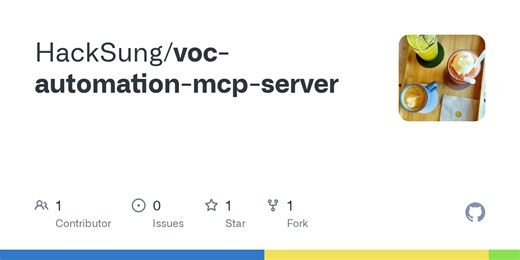 GitHub - HackSung/voc-automation-mcp-server