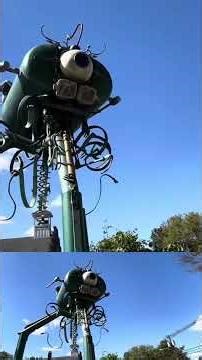 Martian Sculpture at the Princeton Volunteer Fire Department!