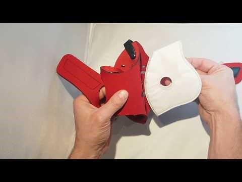 How to Change a Filter in a FIGHTECH® Dust Mask with Activated Carbon N99 Filter