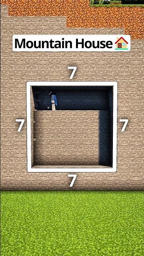 Minecraft Mountain House 🏠 Easy tutorial to build the perfect survival house with your friends 💚