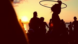Little Beach Drum Circle