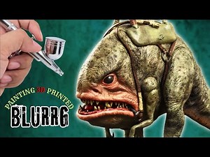 Painting a BLURRG in 4K — Realistic Skin & Creature Texture (Painting 3D Print Tutorial)