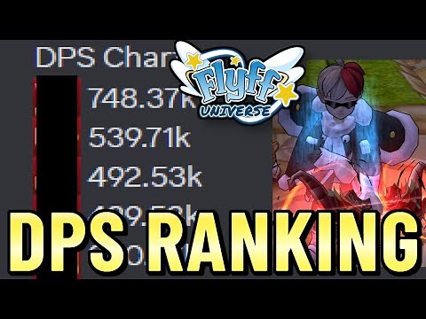 Flyff Universe DPS Ranking of all classes/builds! (ENG SUBS)
