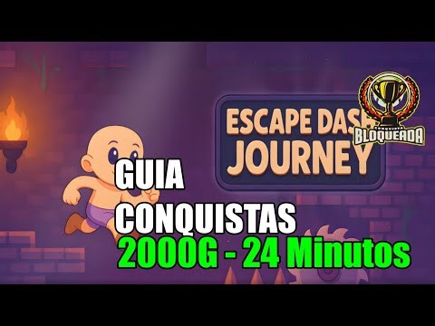 🎮 Escape Dash Journey | GUIA CONQUISTAS 2000G | EM 24 Minutos 🎮