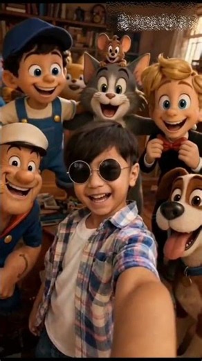 Cartoon squad took over my camera 📸 |mini mania official