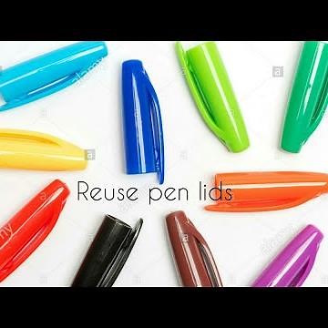 Awesome idea to reuse pen lids | best out of waste | pen cap crafts| DIY dreams |janhavi creations