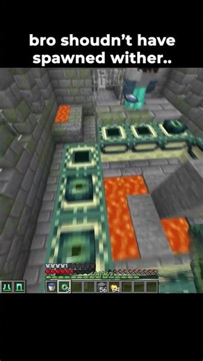 Bro shouldn't have spawned wither