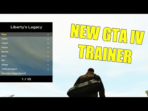 NEW GTA IV Liberty's Legacy trainer/mod menu for PC latest version (with controller support)