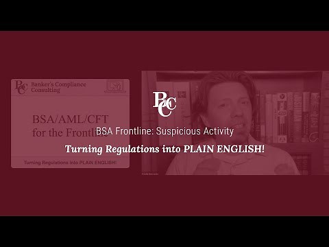 BSA Frontline: Suspicious Activity