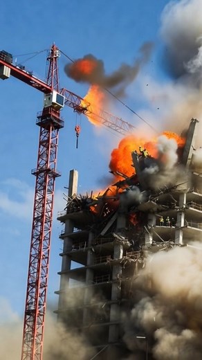 CRANE EXPLOSION & BUILDING COLLAPSE – CGI