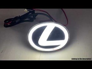 Dynamic Lexus Led Emblem Unbox and Demo 2022| Best Emblem Light for Lexus