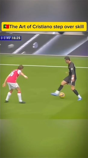 How to make Cristiano Ronaldo step over skill Ronaldo step over skill#football#soccer#shorts