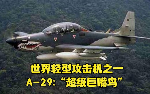 全球最受欢迎的轻型攻击机之一，A-29:“超级巨嘴鸟”