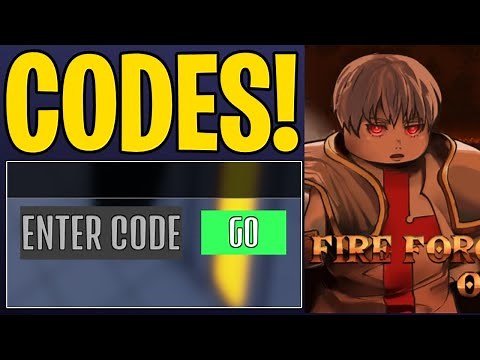 FIRE FORCE REIGNITION CODES ROBLOX – All New Update Codes!