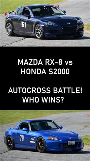 Mazda RX-8 vs Honda S2000 CRAZY Close Battle!