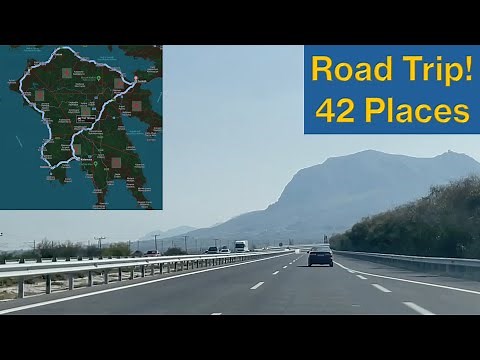 🇬🇷 How to Road Trip the Peloponnese, Greece (and visit 42 Places!)