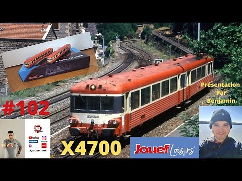 #102 / EAD X4732 JOUEF LOISIRS HO train électrique modelisme ferroviaire réseau ferroviaire diorama