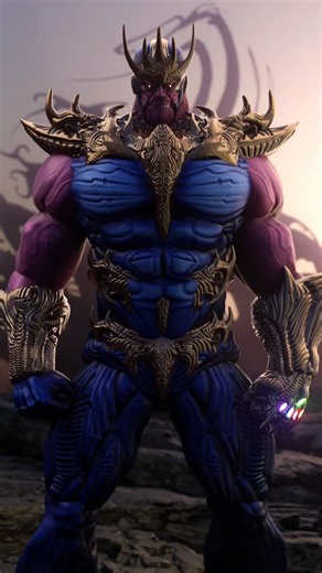 Damien Varghese on Instagram: "the people yearn for the same physique over and over Thanos but bulked in blender 3D. #thanos #3d"