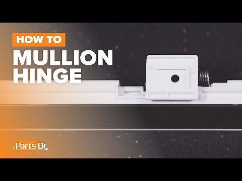 How to replace Articulating Mullion Hinge part # WR13X10985 on your GE Refrigerator