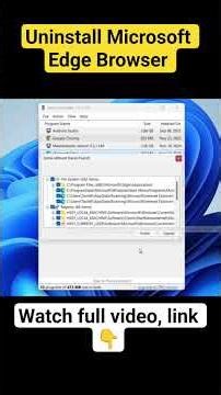 Forcefully Uninstall Microsoft Edge on Windows