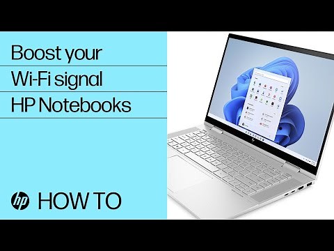 How to boost the wireless signal for an HP Notebook | HP Support